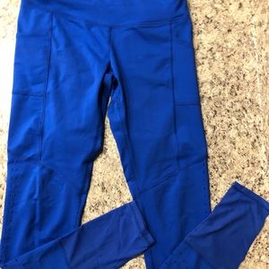 Electric blue champion leggings